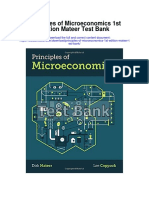Principles of Microeconomics 1st Edition Mateer Test Bank