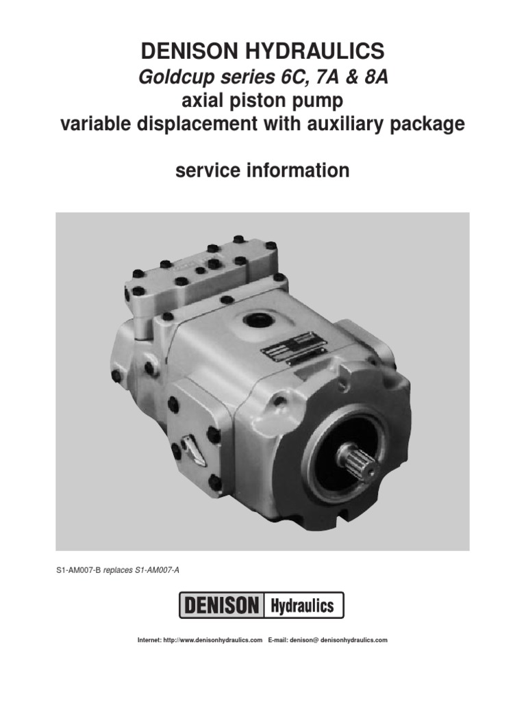 Hydraulic Pump Service Guide | PDF | Pump | Viscosity