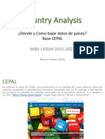 Country Analysis - Bajar Datos CEPAL