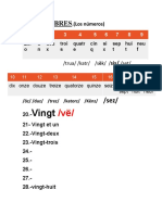 Les Nombres ( Los Números) Audio Et Écrits