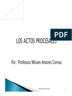 Los Actos Procesales PDF