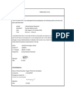 Indemnity Form - CE