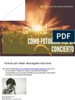 Consejos para Fotografias de Conciertos