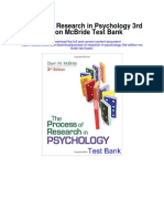 Process of Research in Psychology 3rd Edition Mcbride Test Bank