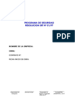 Res SRT 051-97 - Programa de Seguridad