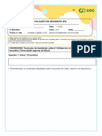 Prova 2 Geo 3º Bim