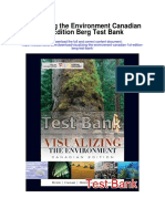 Visualizing The Environment Canadian 1st Edition Berg Test Bank