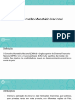 1.1.2 - Conselho Monetário Nacional ANBIMA