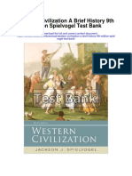 Western Civilization A Brief History 9th Edition Spielvogel Test Bank