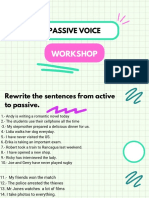 Passive Voice Excercises