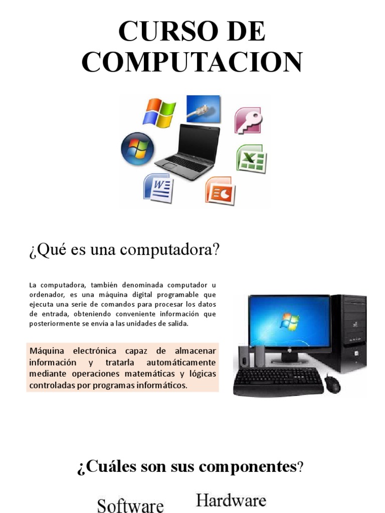 Curso De Computacion Descargar Gratis Pdf Programa De Computadora