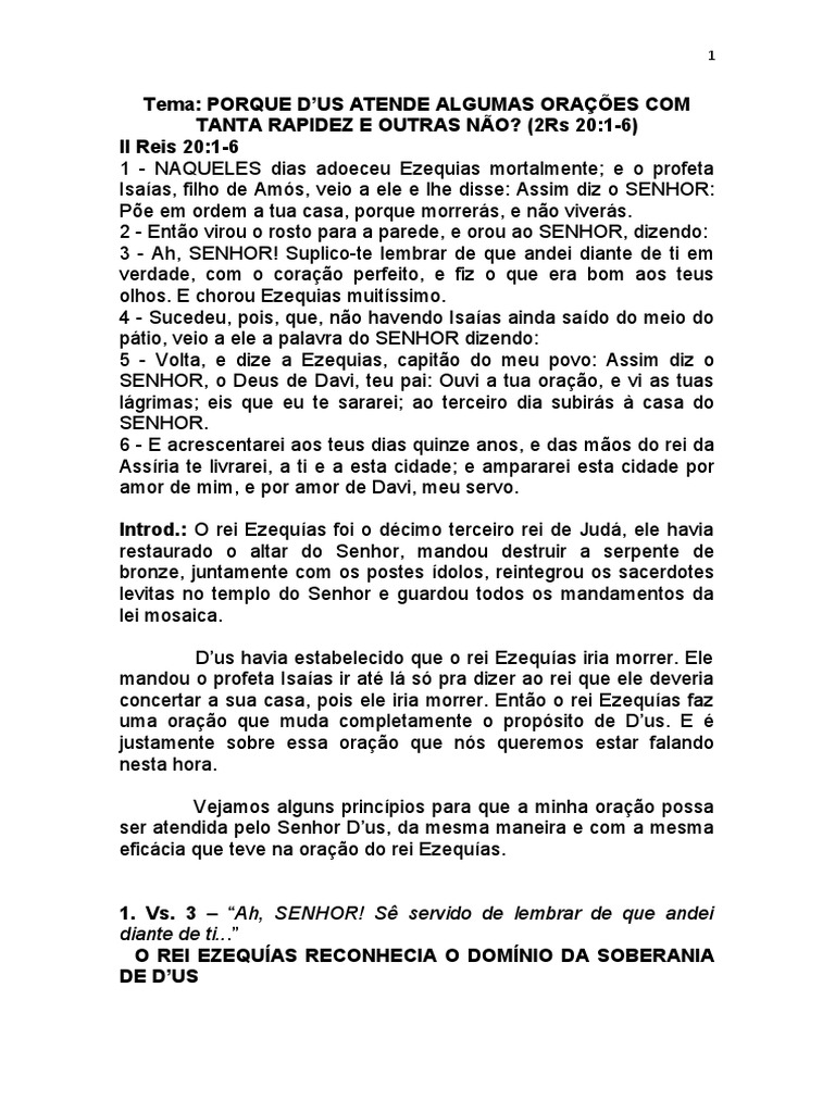 2020 caracter sticas de uma ora o eficaz 2rs 20 1 5 pdf deus ora o