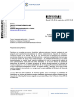 Concepto DAF 033369 de 2018 Sistema Preferencial para Calcular El ICA A Algunos Comercientes Menores Ingresos