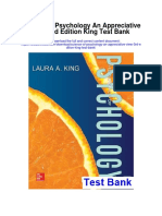 Science of Psychology An Appreciative View 3rd Edition King Test Bank