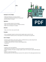 Lab Report Template