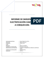 Informe de Imagenes Electrificación Loteo Altos de Cobquecura