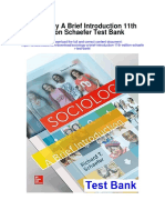 Sociology A Brief Introduction 11th Edition Schaefer Test Bank