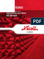 Manual Tuberia PVC - U NTP Iso 4435 - Alcantarillado