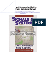 Signals and Systems 2nd Edition Oppenheim Solutions Manual