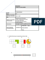 Prueba de Matemática Fracciones