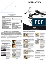 EM-12 Estetoscopio Doble Pediatrico Checatek E6-4