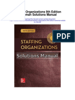 Staffing Organizations 9th Edition Heneman Solutions Manual