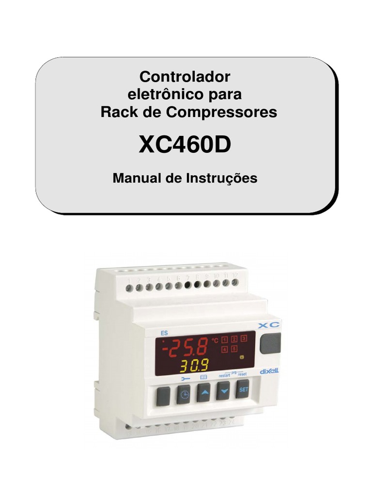 Configuração do Controlador XC460D | PDF | Pressão | Temperatura