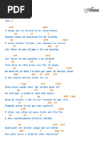 Cifra da música 