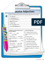 Possessive Adjectives 2