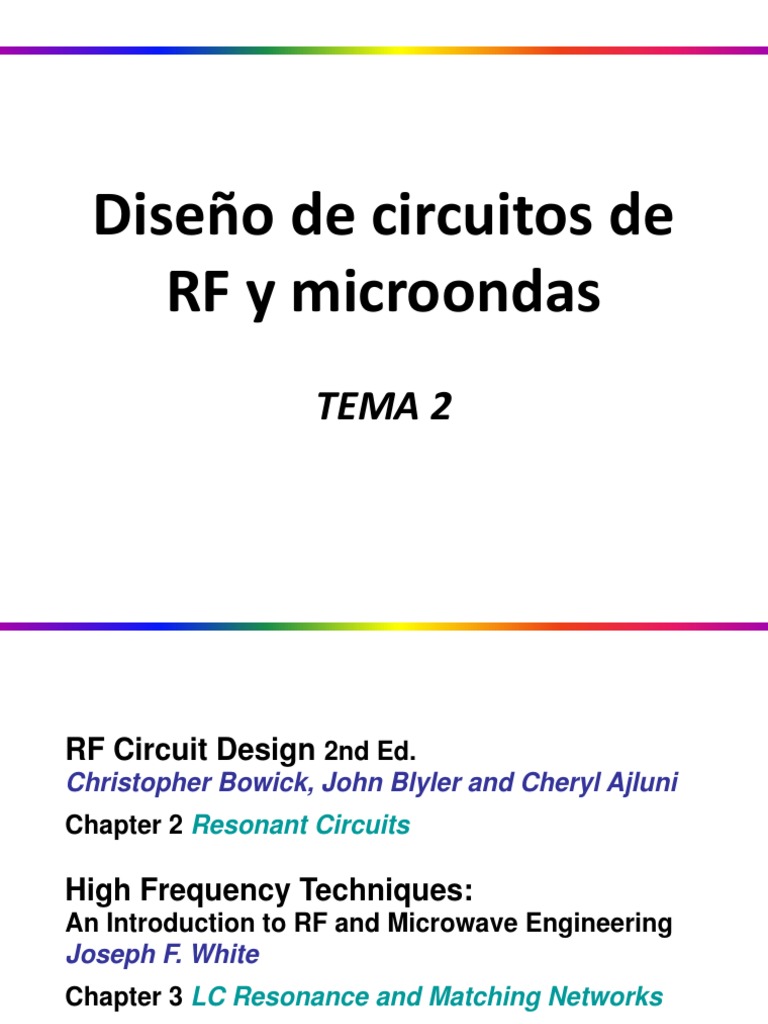 DCRF&uO 2017 TEMA.02 | PDF | Resonance | Inductor