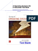 Survey of Operating Systems 5th Edition Holcombe Test Bank