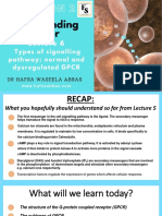 Types of Signalling Pathway GPCR Pathway Normal and Dysregulated