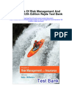 Principles of Risk Management and Insurance 12th Edition Rejda Test Bank