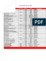 Calendarios Bolas Criollas 2023