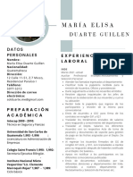 María Elisa: Duarte Guillen