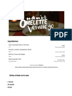 Omelette Veraniego - Unimarc
