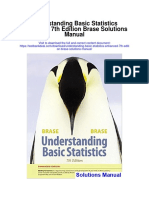 Understanding Basic Statistics Enhanced 7th Edition Brase Solutions Manual