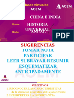 Clases Virtuales Acem Hu Semana 4 China e India 2022