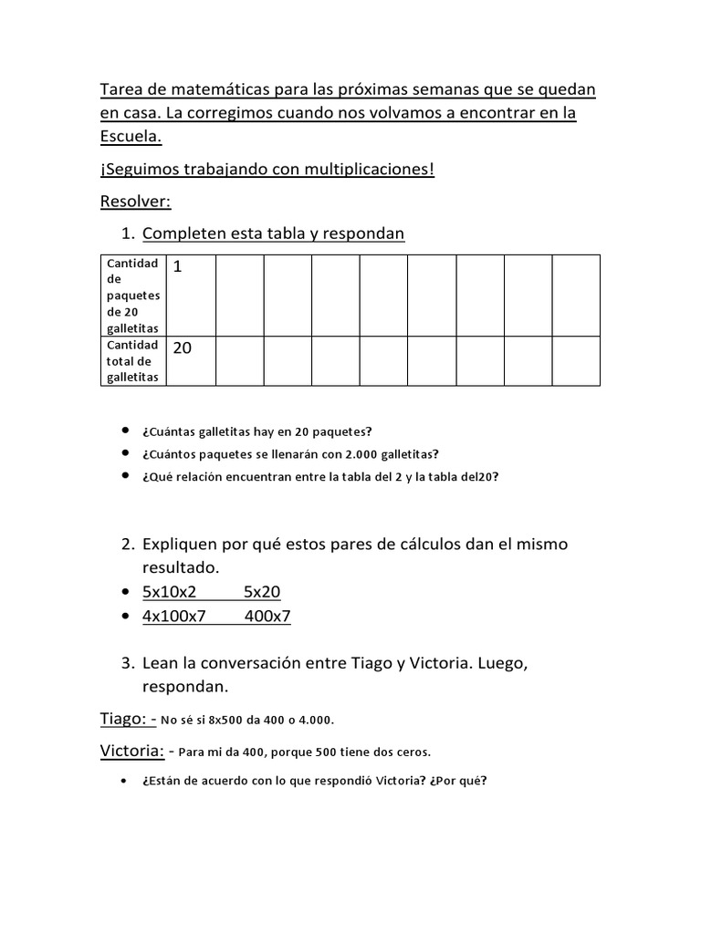 Tarea De Mat 7 7 Pdf