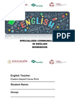 COMUNICACION ESPECIALIZADA EN INGLES - Cuadernillo