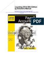 Payroll Accounting 2018 28th Edition Bieg Solutions Manual