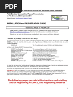 Installing and Registering FSUIPC