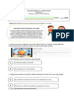 Orientacion Ficha #6 Reconocer La Importancia de La Limpieza y El Orden