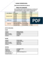 Almas Homeschool Formulario de Registro de Familia 2023-2024