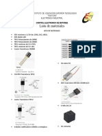 Lista de Materiales