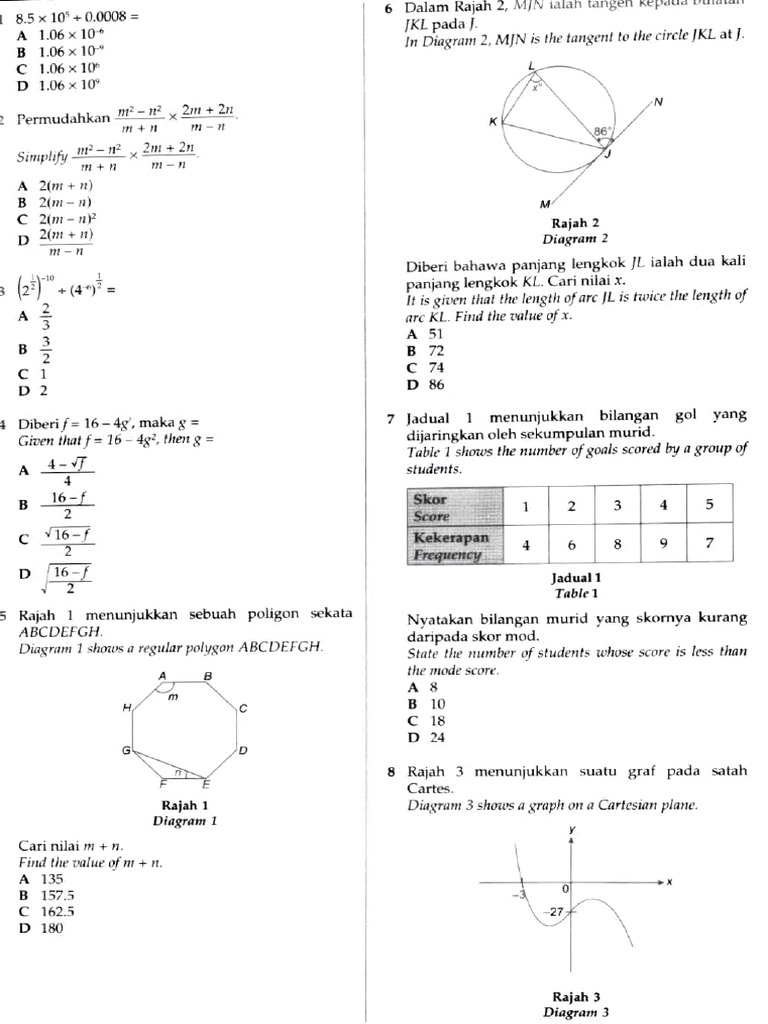 Math Problems and Diagrams Analysis | PDF