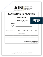 Marketing in Practice Workbook