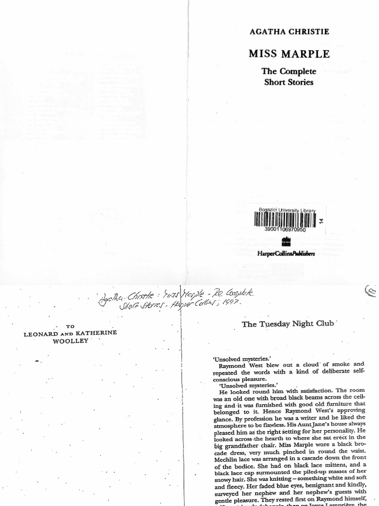 Miss Marple Tuesday Night Club PDF