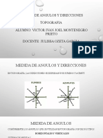 Medida de Angulos y Direcciones