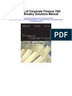 Principles of Corporate Finance 10th Edition Brealey Solutions Manual